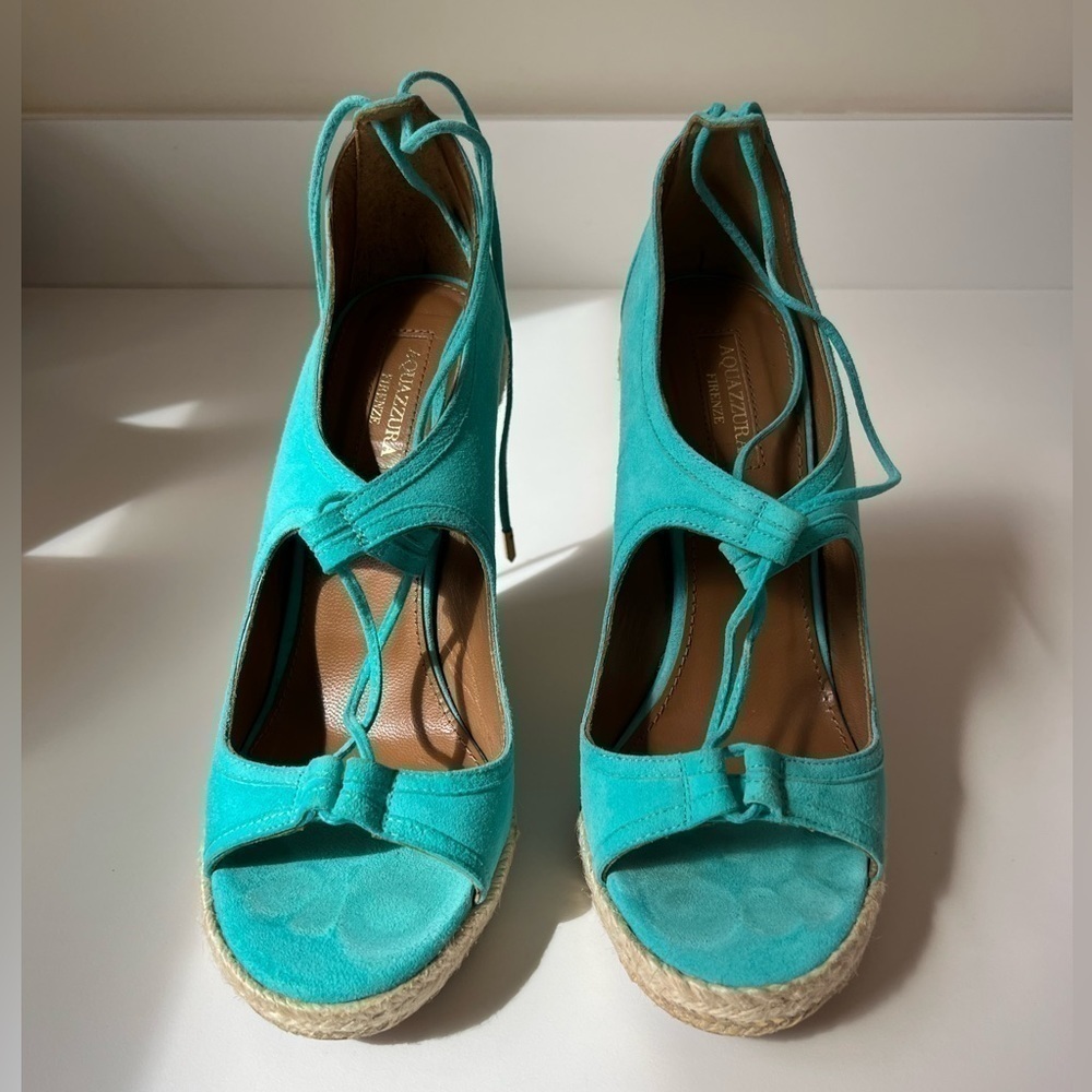 - Aquazzura Wedges. Excellent Condition. Size 7 - Picture 10 of 12